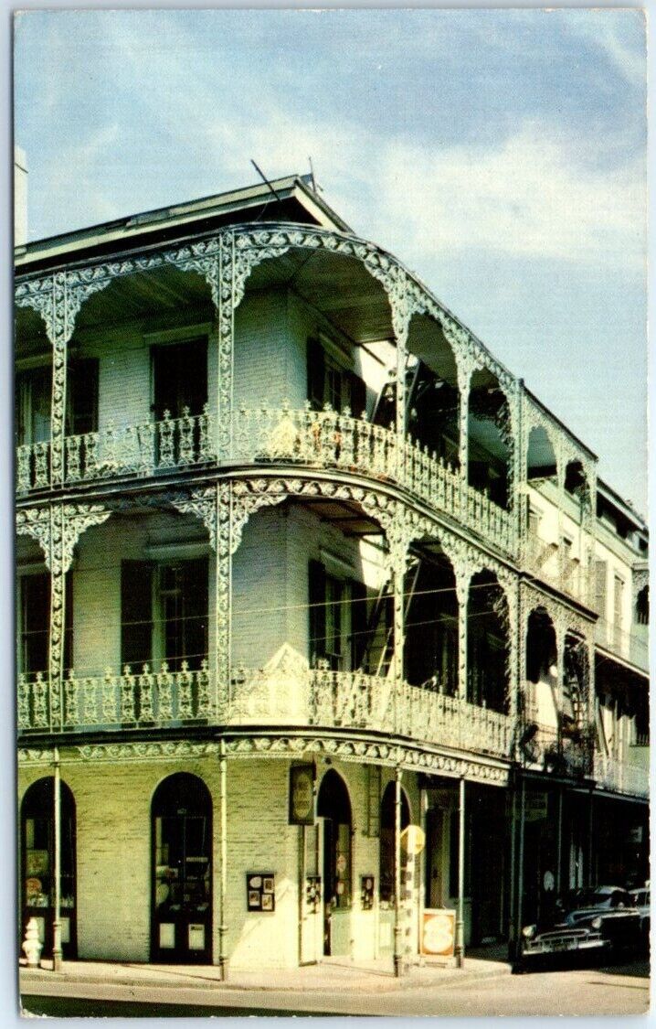 Postcard - Lace Balconies - New Orleans, Louisiana