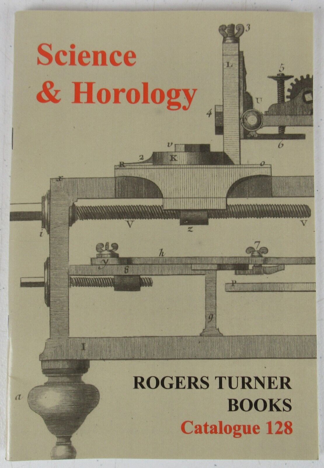 Science & Horology Rogers Turner Books Catalog 128 Clocks Watches Booklet 2003