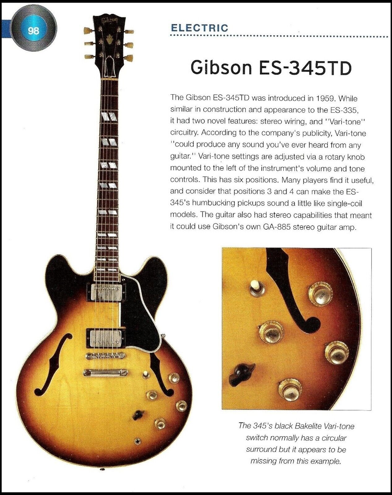 1959 Gibson ES-345TD + 1966 Gibson EB-2 Bass guitar history article
