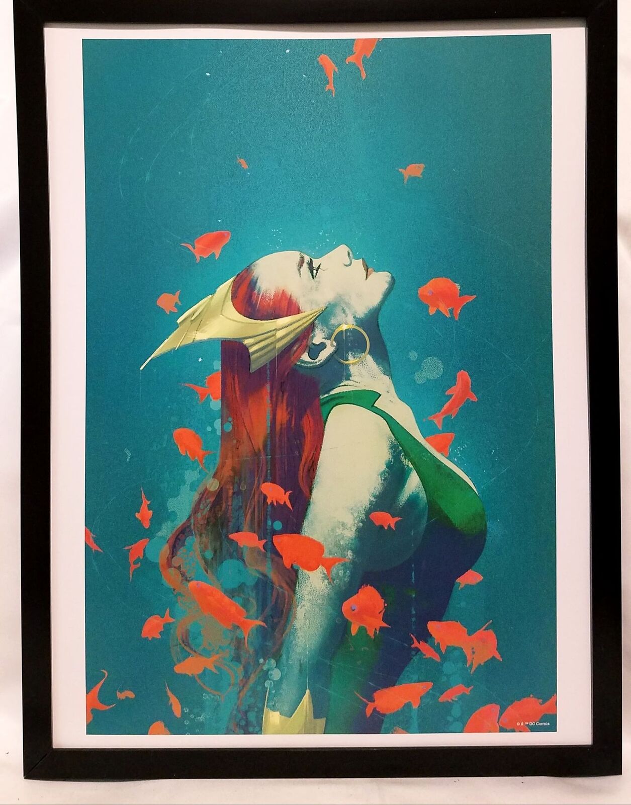 Mera (from Aquaman) by Joshua Middleton FRAMED 12x16 Art Print Poster DC Comics