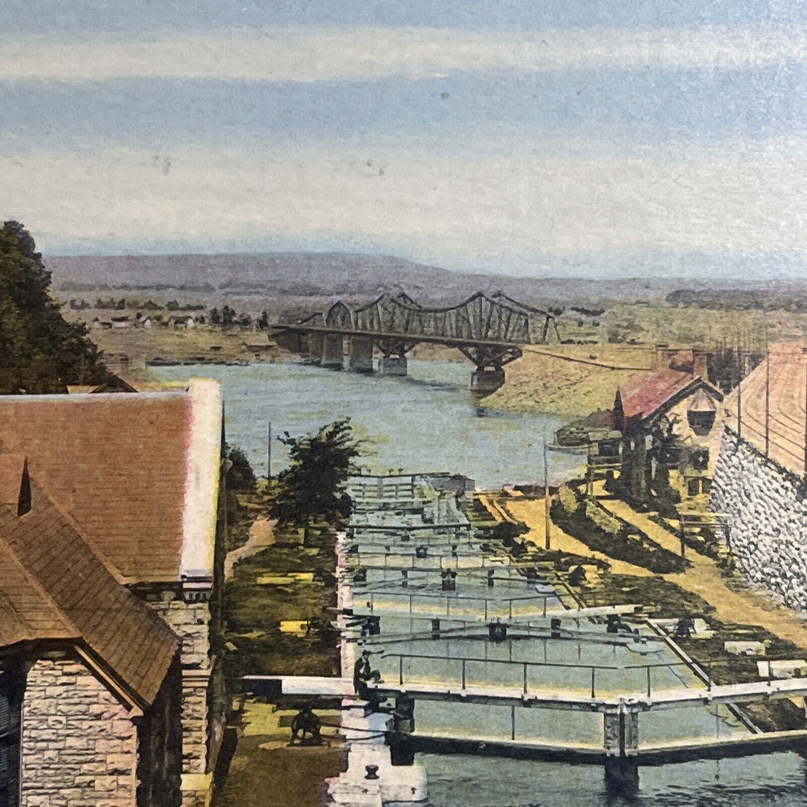 Vintage Postcard Ottowa Canada Bridges City Landscape ⭐️ Unposted