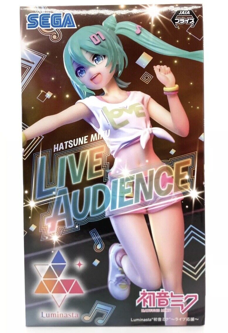 SEGA Vocaloid Hatsune Miku Luminasta Live Audience Figure - USA Seller