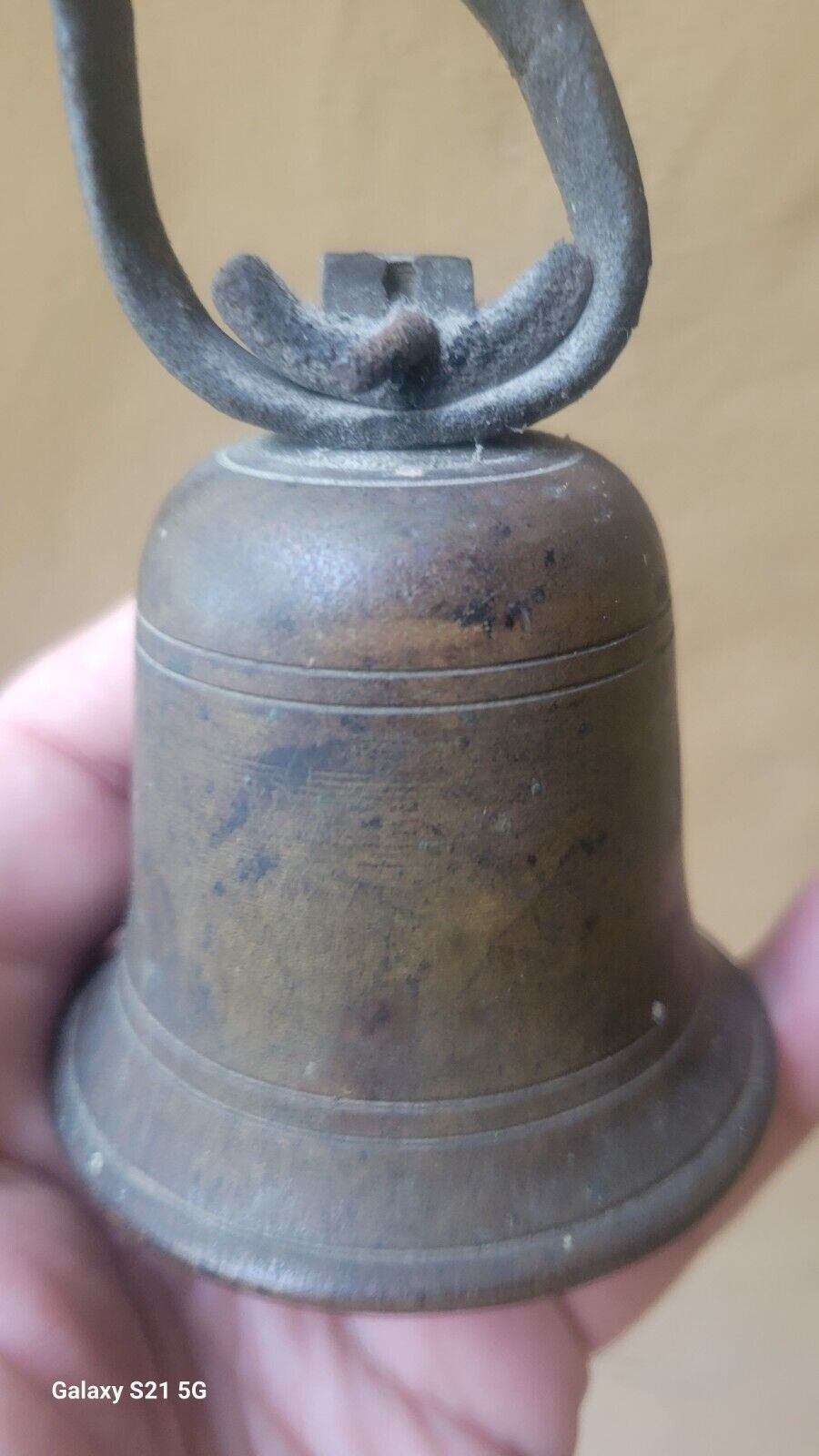 Antique Victorian Bronze Bell - Beautiful Sound