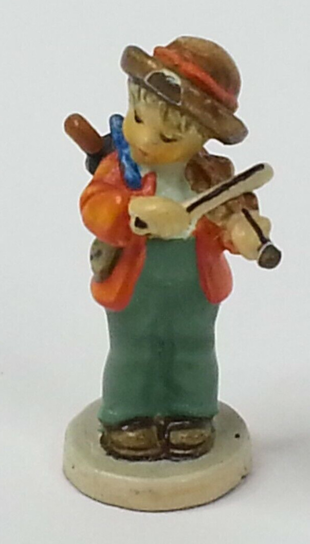 Vintage 1988 Goebel Olszewski Miniature Little Fiddler 205 - P