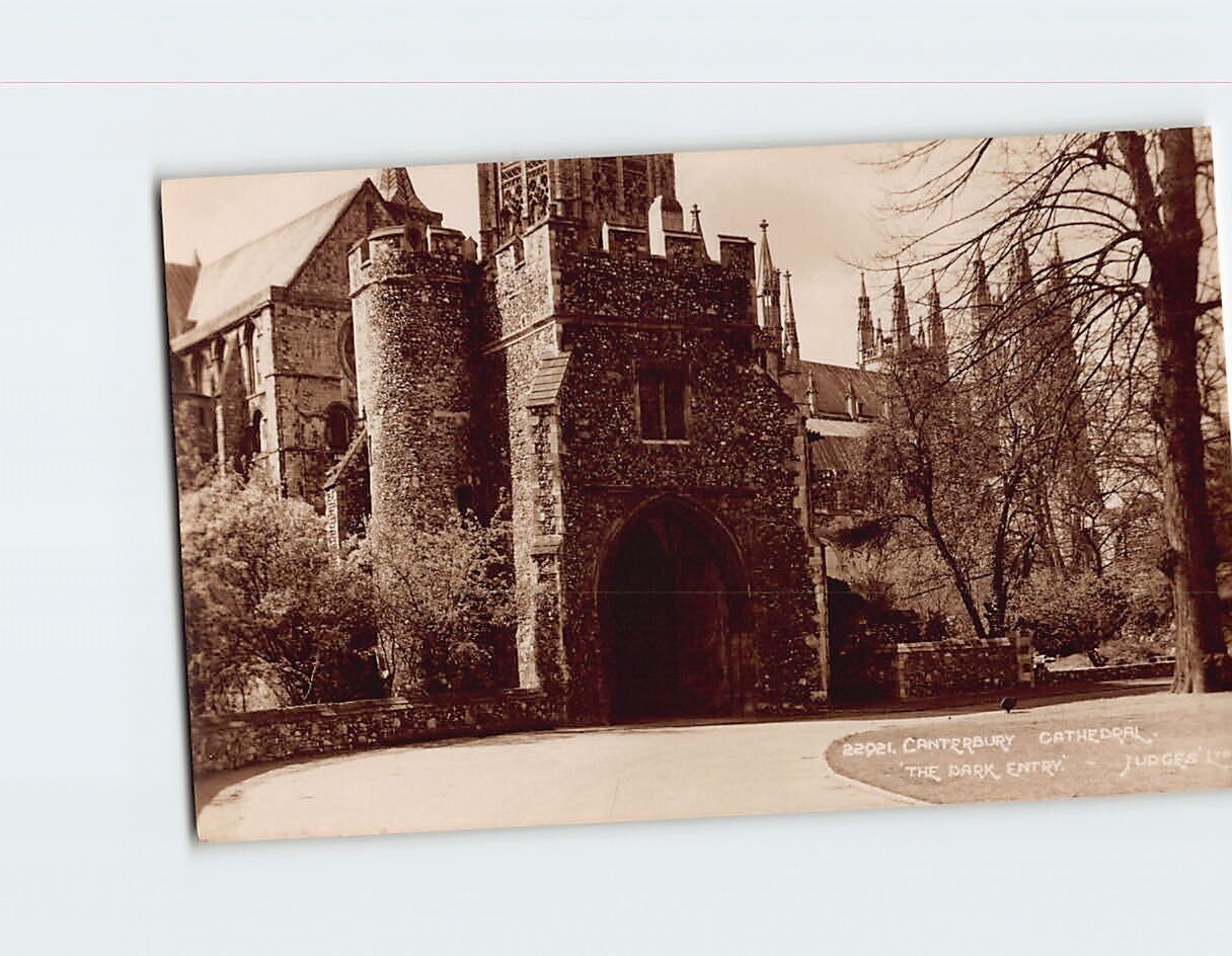 Postcard The Park Entry Canterbury Cathedral Canterbury England