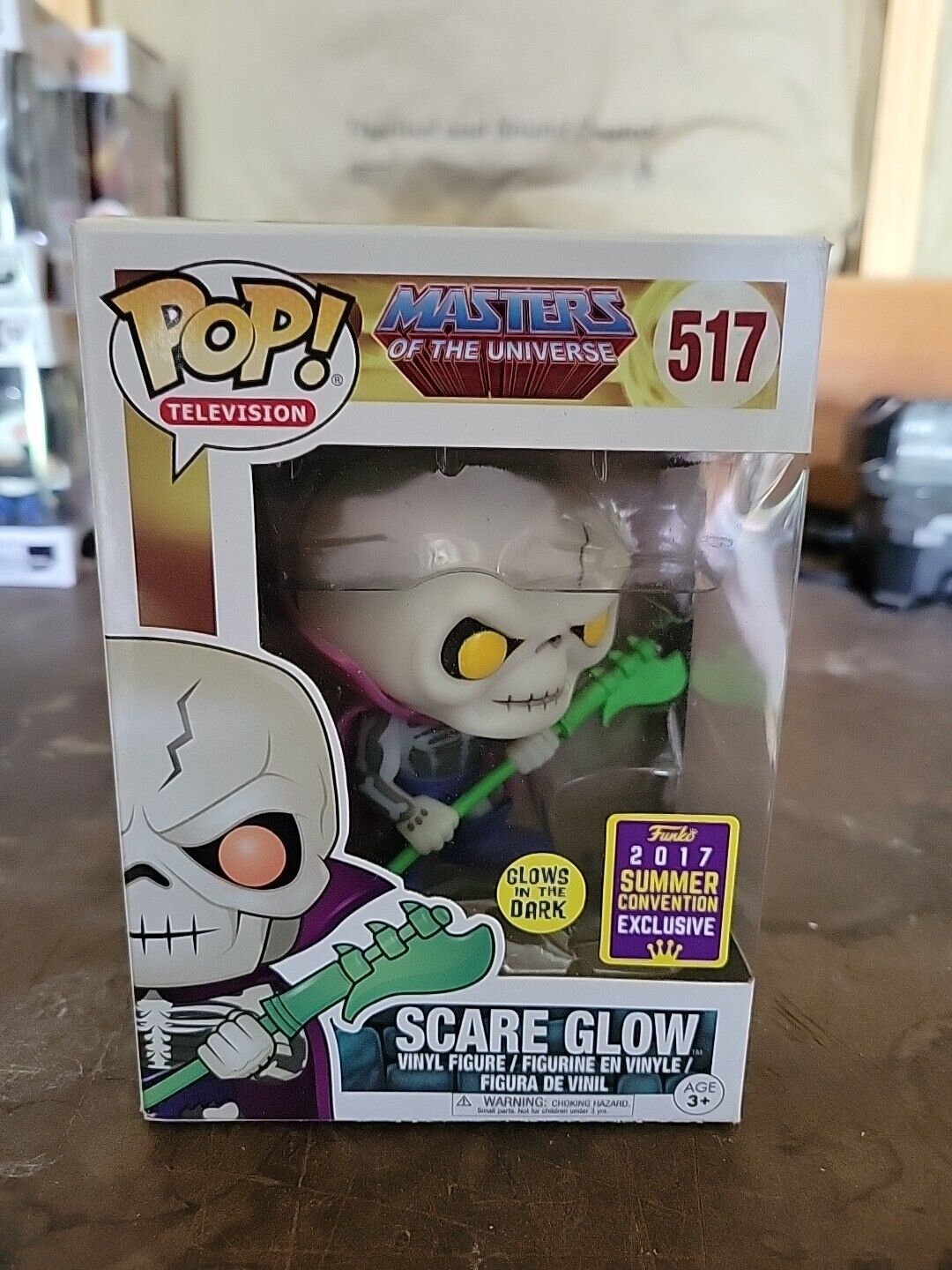Funko Pop 157 Vinyl: Masters of the Universe - Scare Glow Summer 2017 EXCLUSIVE