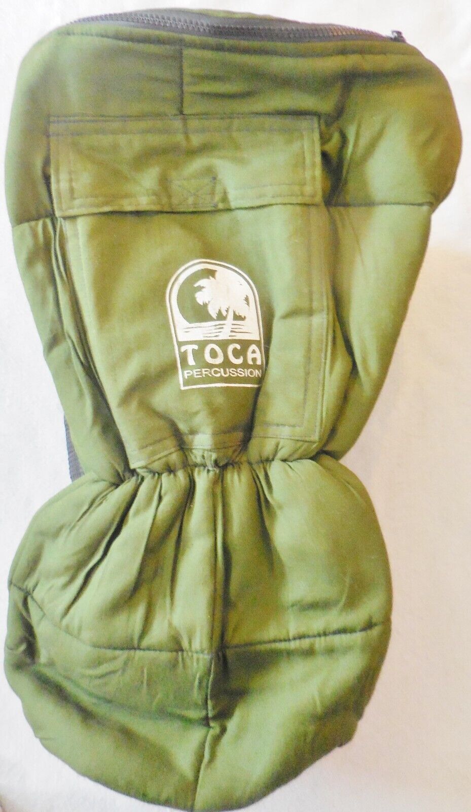 Toca Djembe Bag and Shoulder Harness for 12 in. Djembe in Army Green