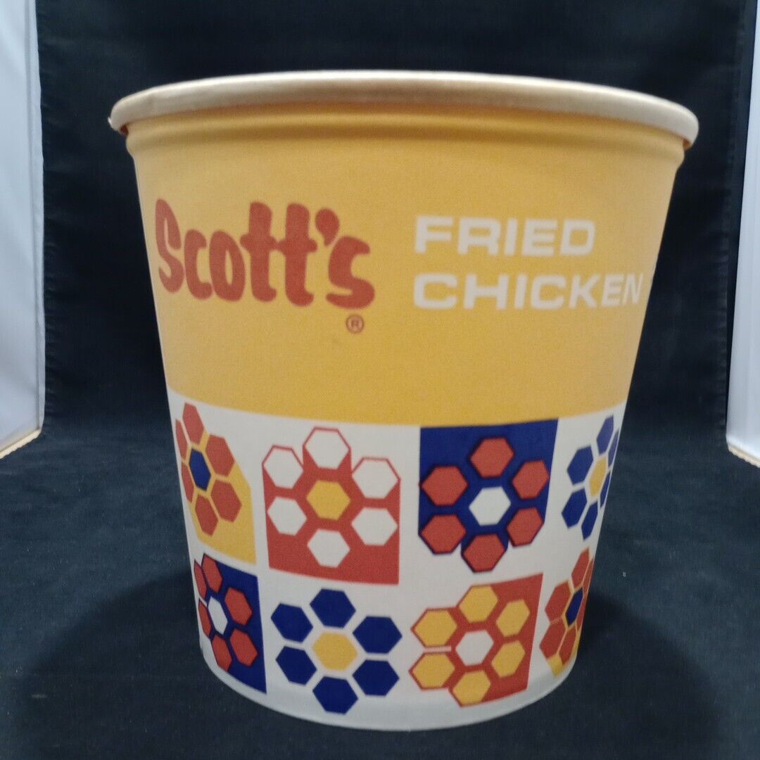 Vintage Scott's Fried Chicken Bucket