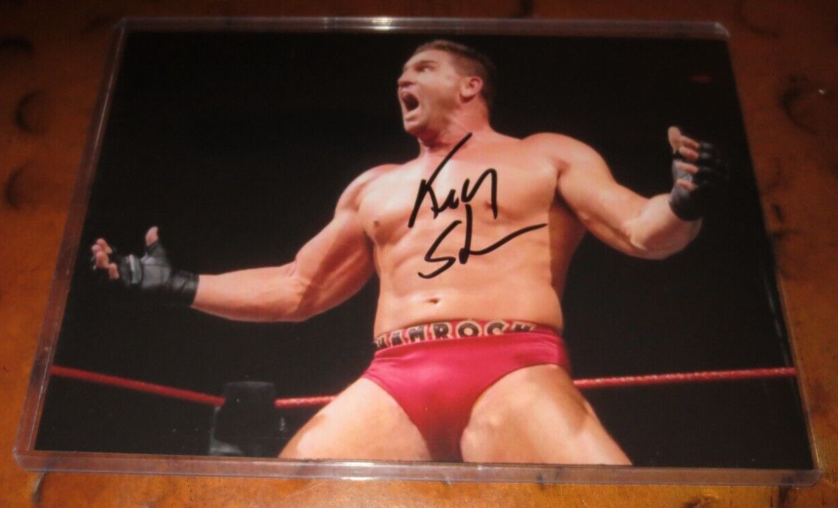 Ken Shamrock actor martial artist wrestler signed autographed photo WWE WWF MMA