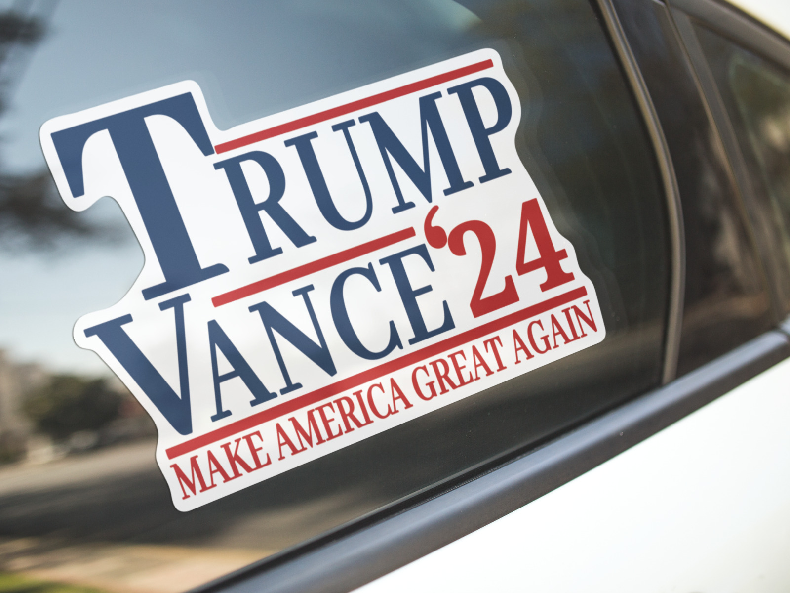 200 PACK TRUMP VANCE 2024 STICKER 5.5-INCH BY 3.4-IN MAGA AMERICA PRESIDENT USA
