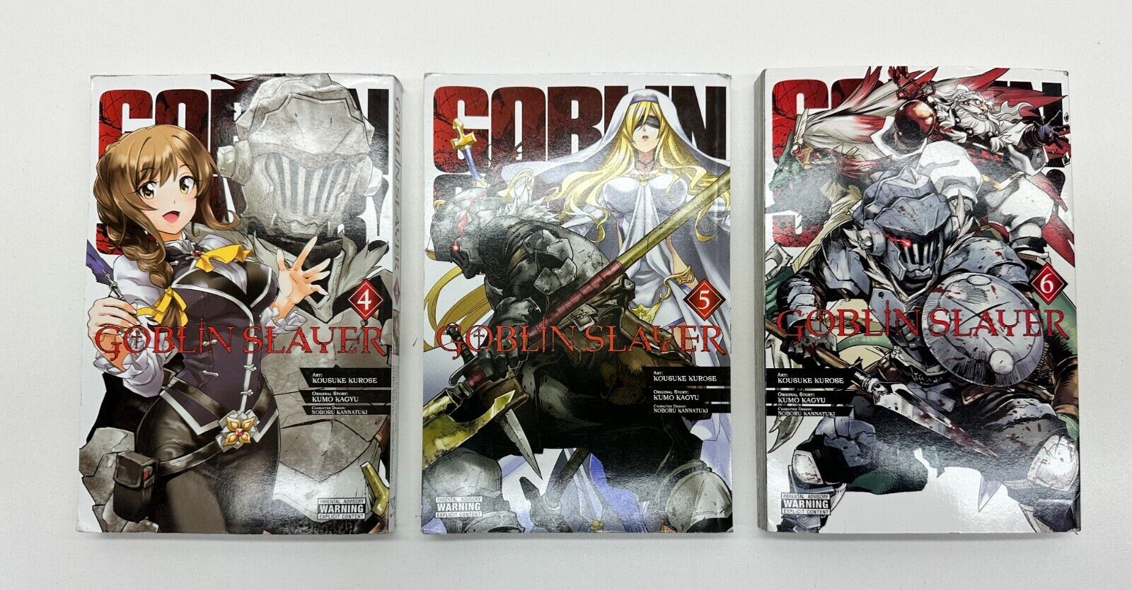 Goblin Slayer Manga Vol. 4, 5 and 6 Book #89B
