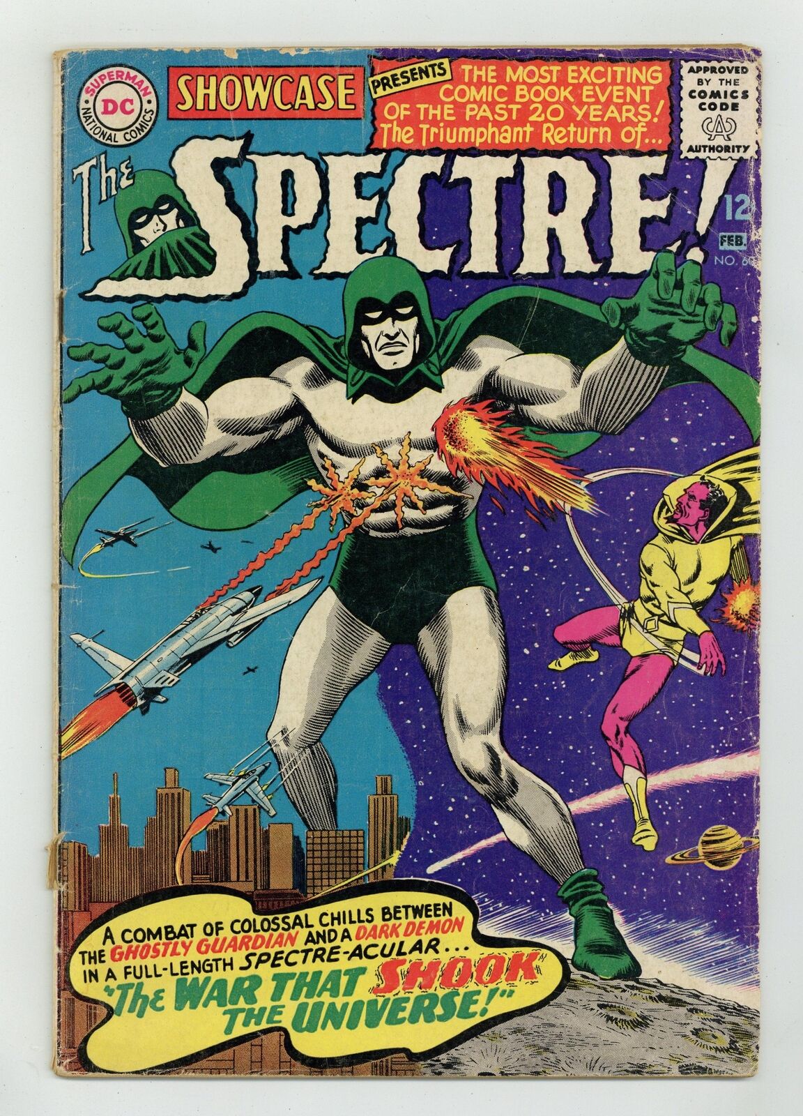 Showcase #60 GD/VG 3.0 1966 1st Silver Age app. The Spectre