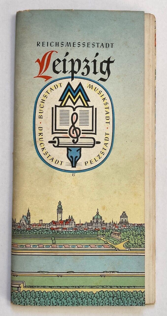 Original Vintage Travel Brochure - GERMANY - LEIPZIG - EXHIBITION CITY - 1930s