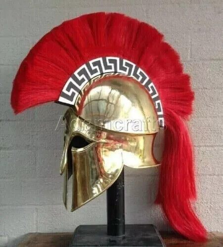 300 Wearable Spartan Helmet Medieval Leonidas Antique Greek Knight Corinthian