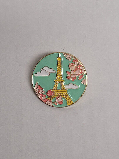New w/out tags Paris Eiffel Tower pin