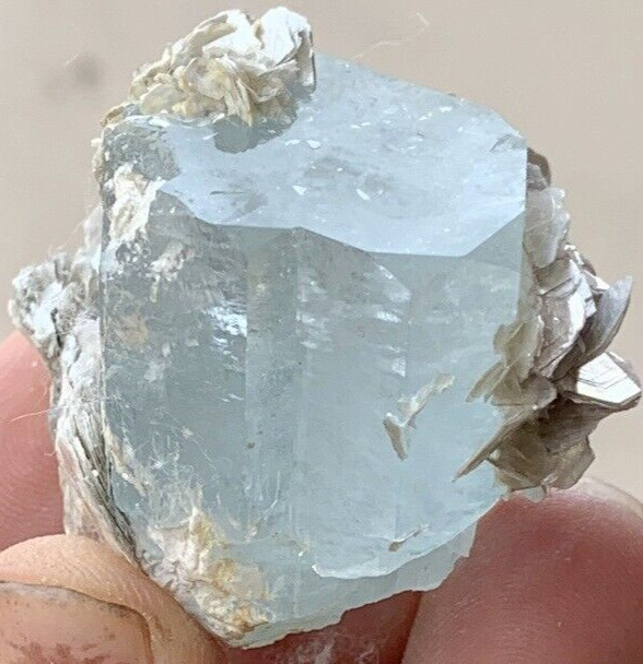 265 Carats beautiful  Aquamarine Crystal Specimen from Nagar Pakistan