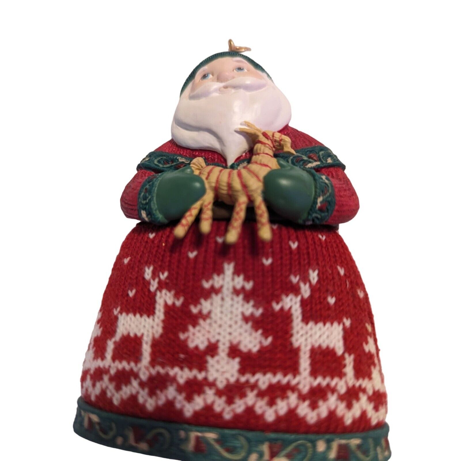 2004 Hallmark Santa\'s around the World Keepsake Ornament - Norway fabric resin