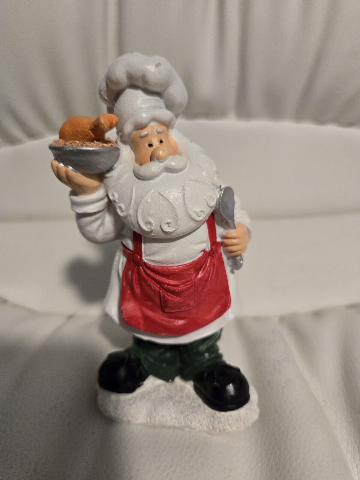 Vintage Santa Holding A Turkey
