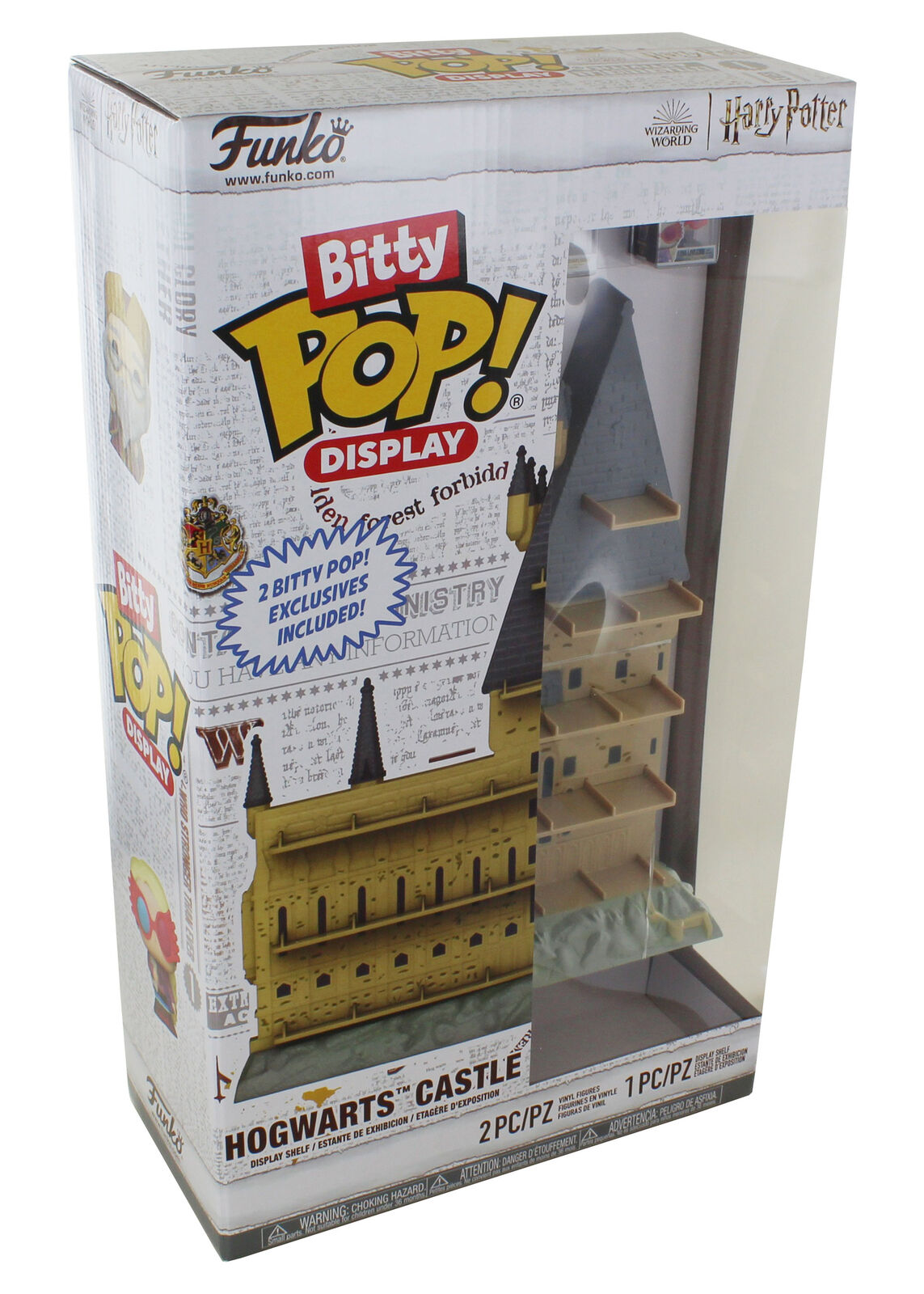 Funko POP Bitty Town Harry Potter Hogwarts Castle Display Shelf