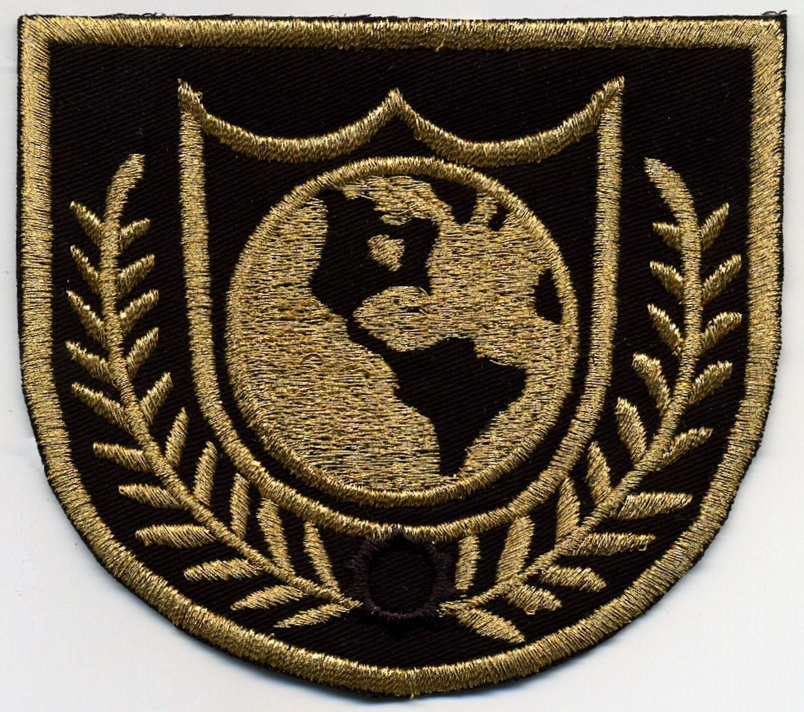 Buck Rogers Earth Directorate Arm Patch - Black & Gold - Dress Uniform