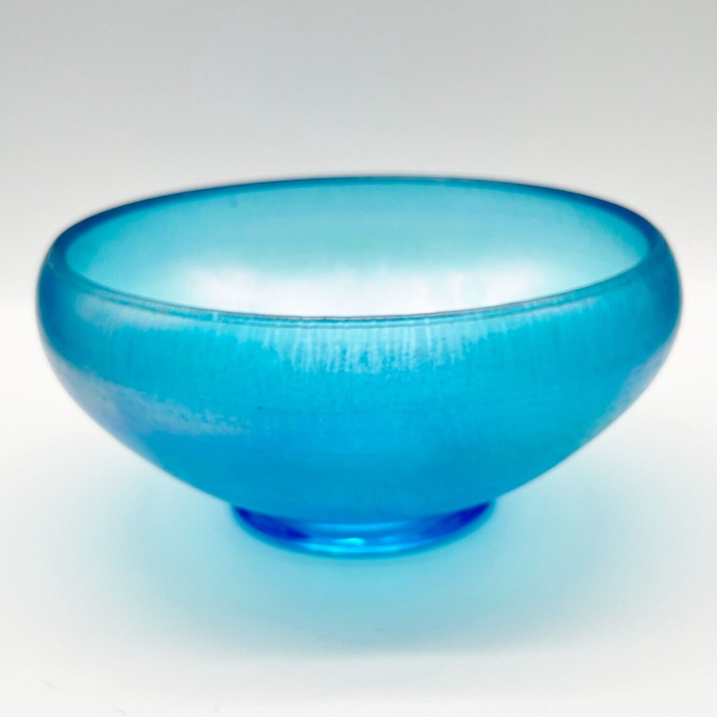 Gorgeous Vintage Fenton Stretched Glass Celeste Blue 8\