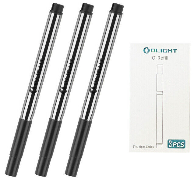 Olight O-Refill Upgraded Refill Ink Cartridges for All Open Series, 3 PCs/Pack