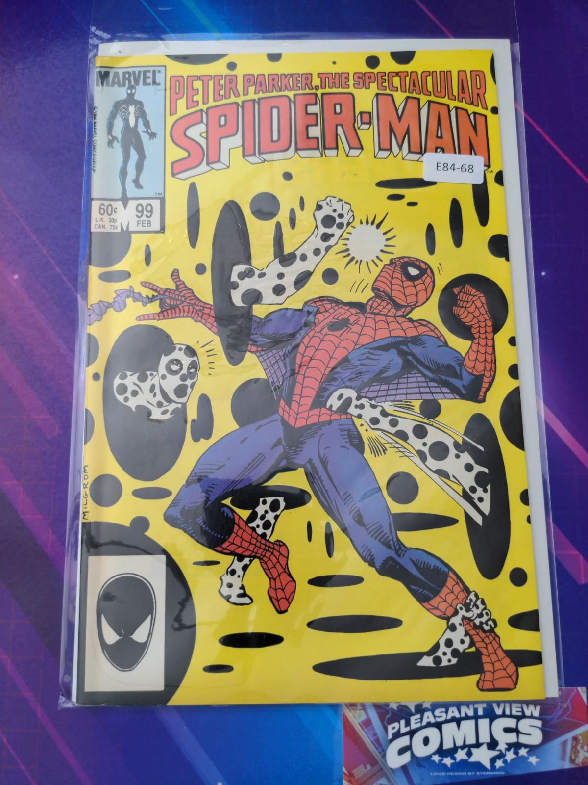 SPECTACULAR SPIDER-MAN #99 VOL. 1 HIGH GRADE 1ST APP MARVEL COMIC BOOK E84-68
