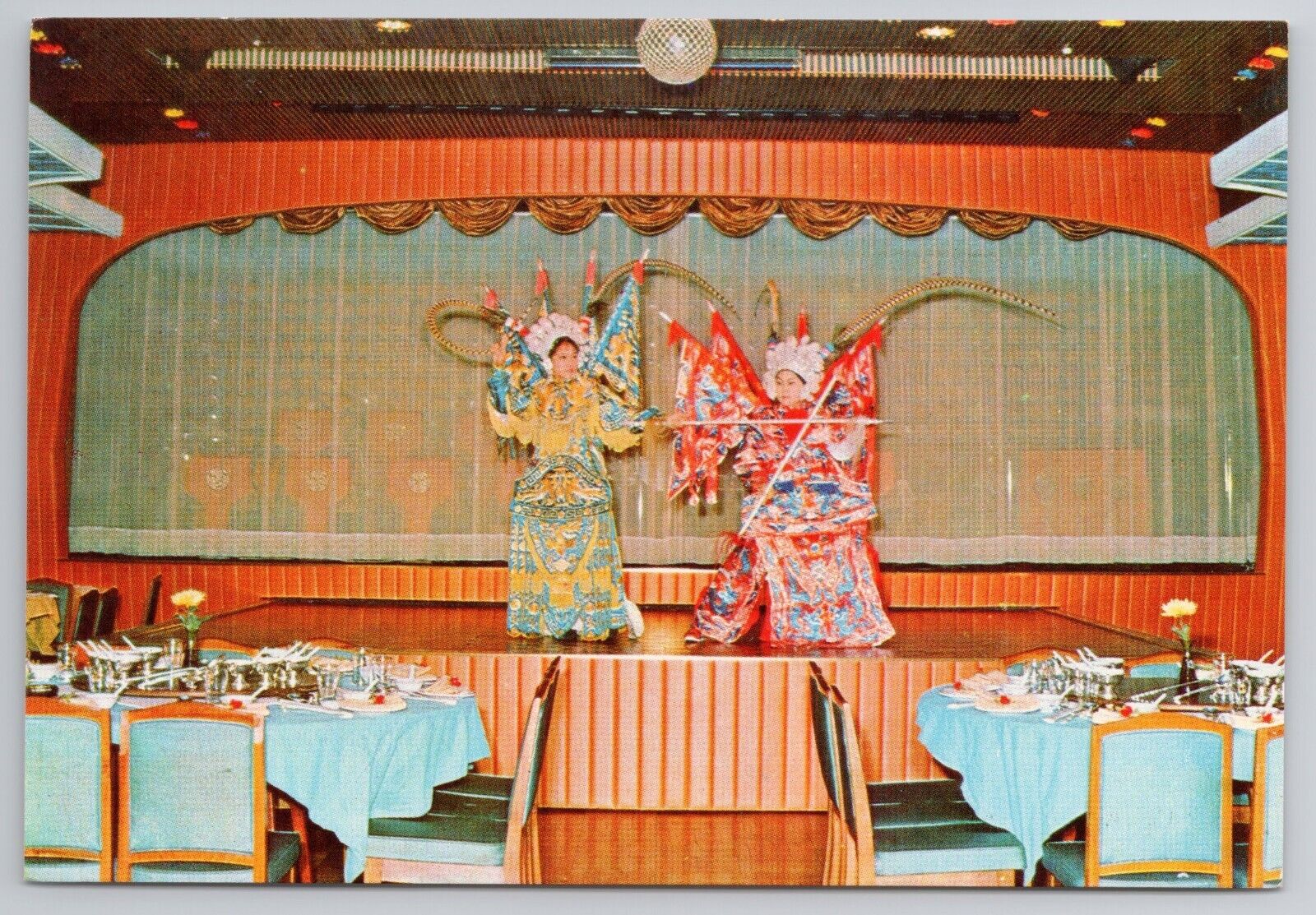 1974 Postcard Oceania Restaurant & Night Club Hong Kong China