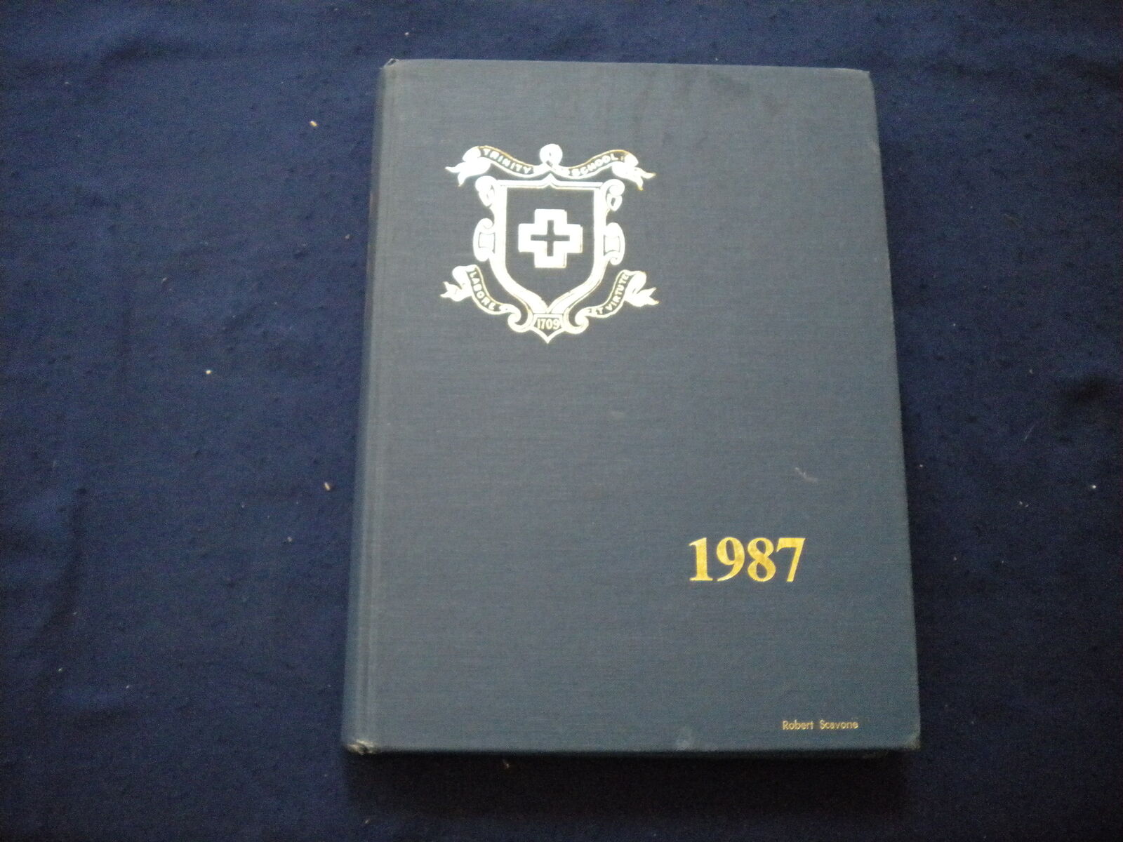 1987 THE BRUNER TRINITY SCHOOL YEARBOOK - NEW YORK, NY - YB 2977