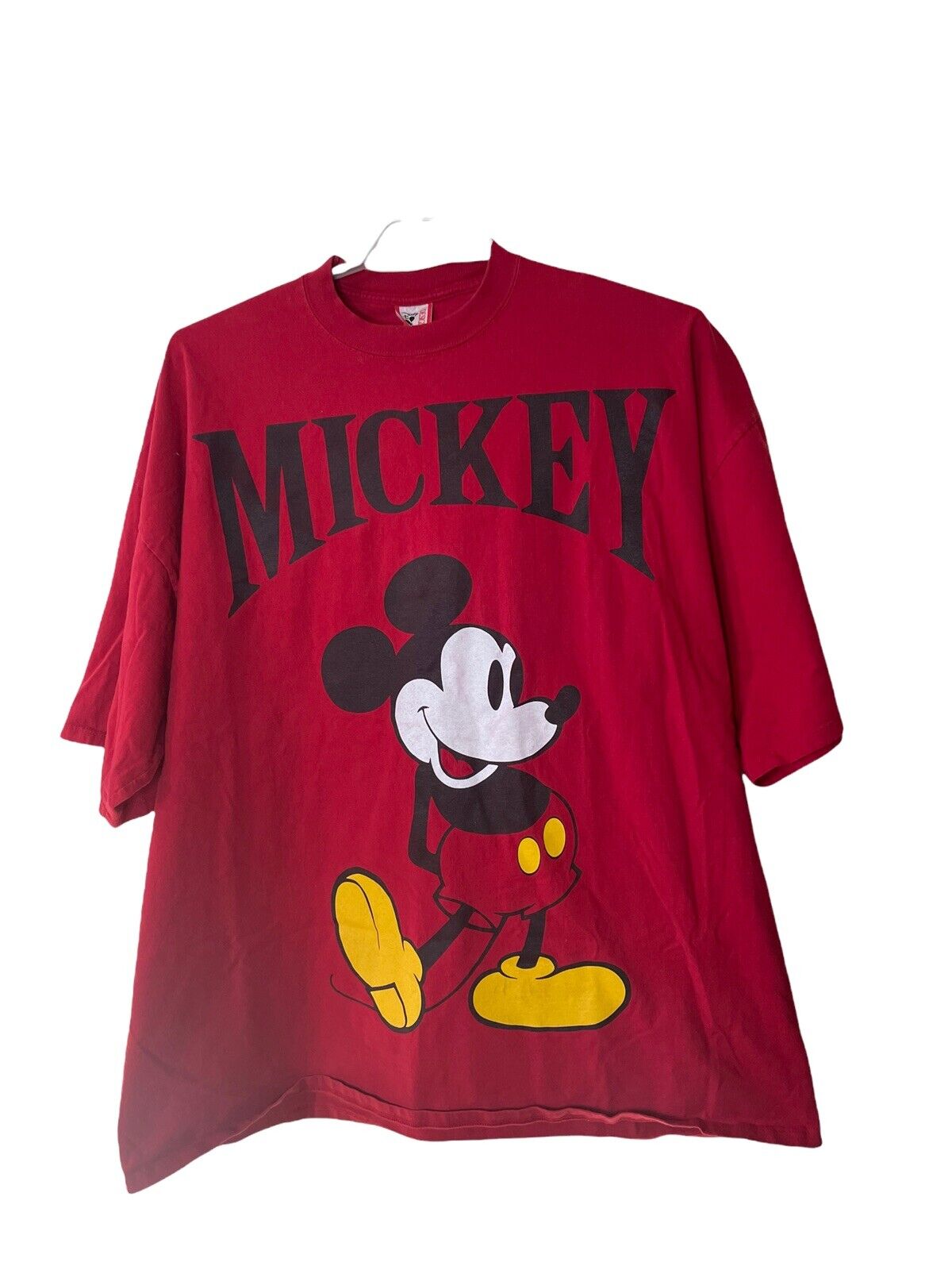 Vintage Disney Designs One Size Fits All MICKEY T-Shirt Made USA 