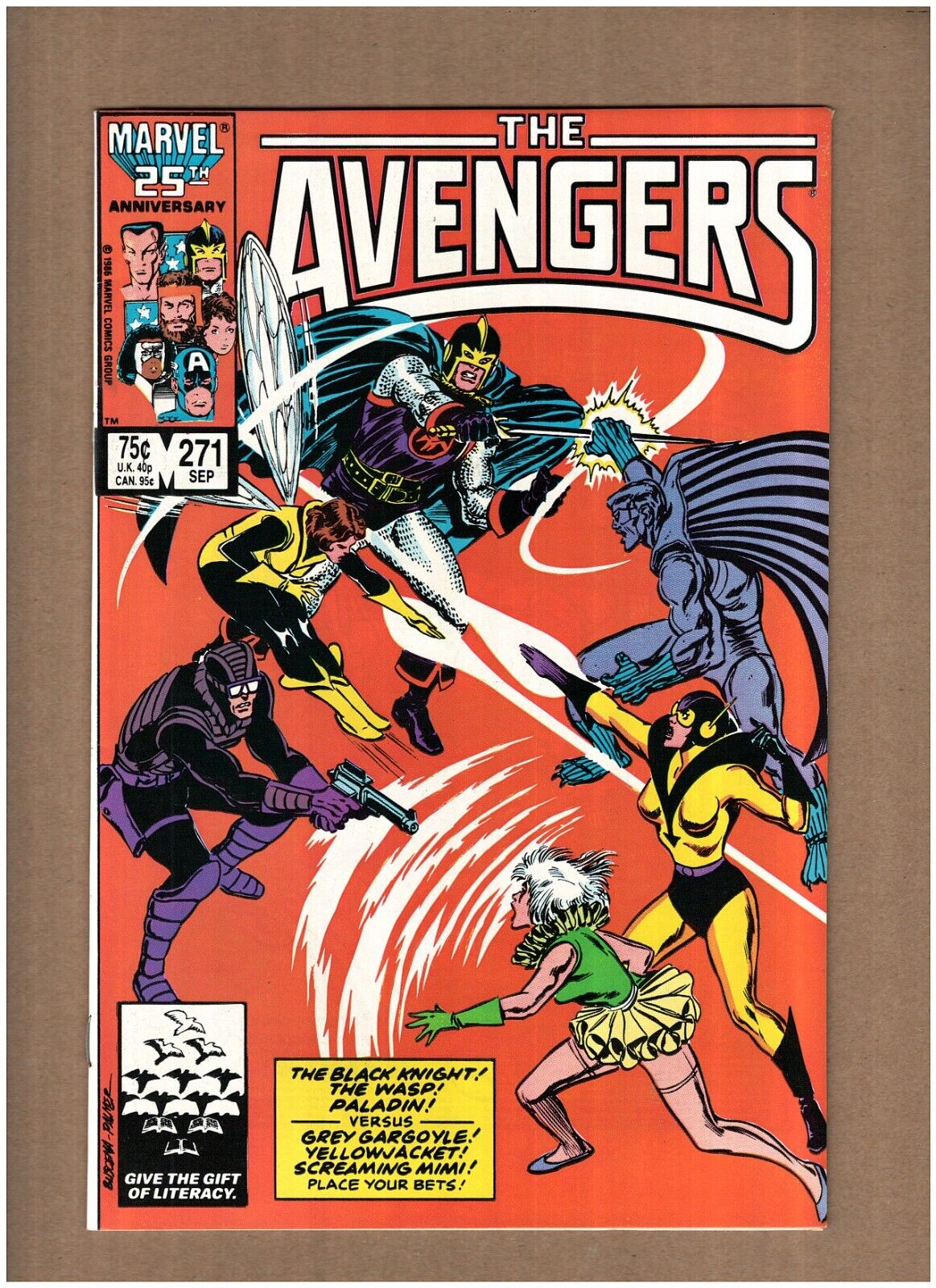 Avengers #271 Marvel Comics 1986 Namor Captain America VF/NM 9.0