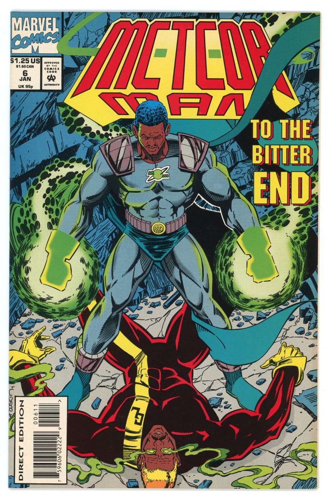 Meteor Man #6 Marvel Comics 1994