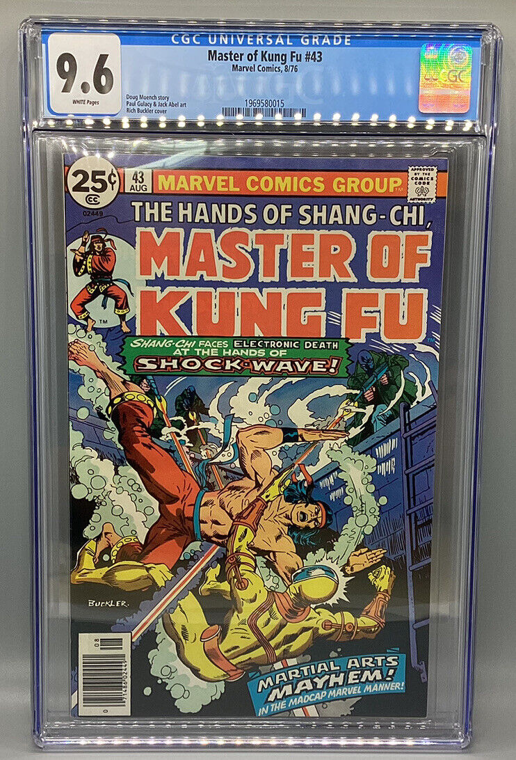 The Hands of Shang Chi - Master of Kung Fu #43 - Marvel Comics 1976 CGC 9.6 (B)