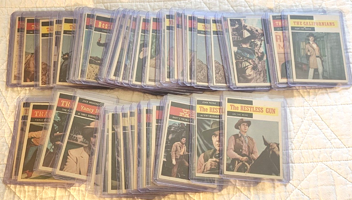 LOT of 48 1958 TOPPS TV WESTERNS EXCELLENT