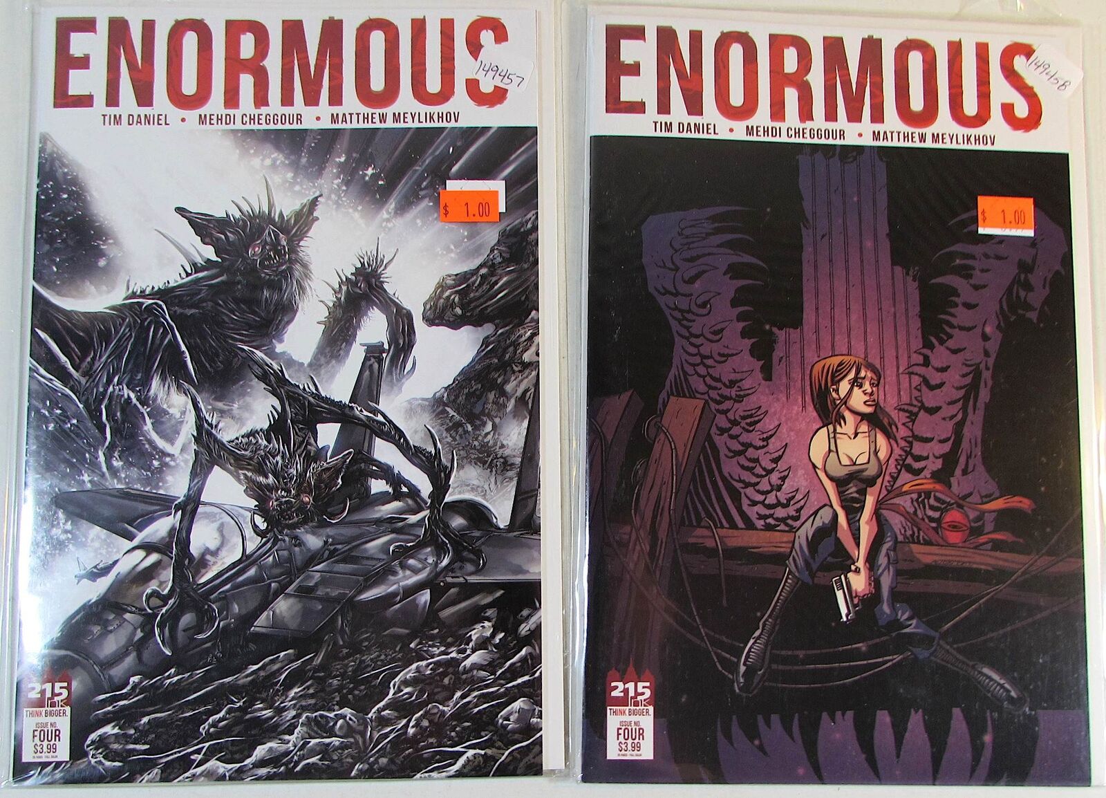2014 Enormous Lot of 2 #4,4b 215 Ink NM 1st Print Comic Books