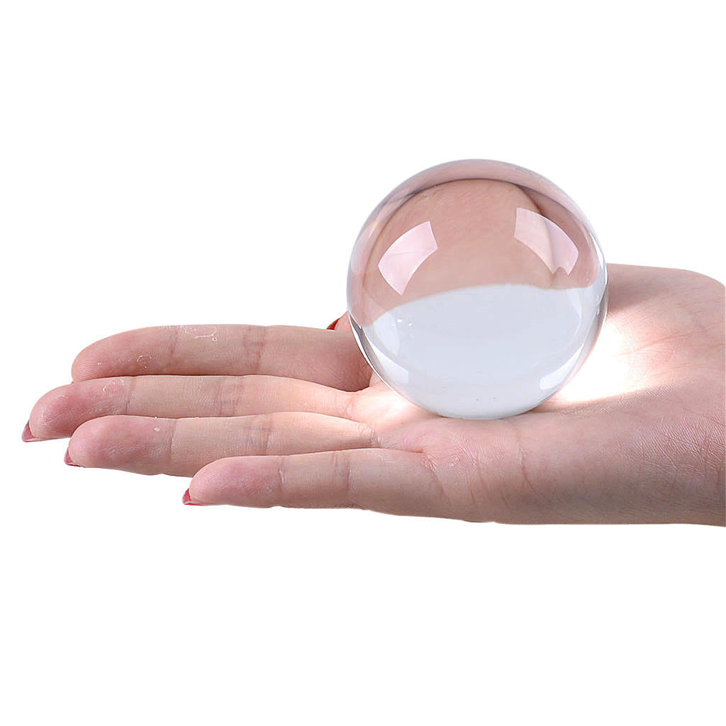 40-200mm Round Glass Crystal ball Sphere Buyers select the size