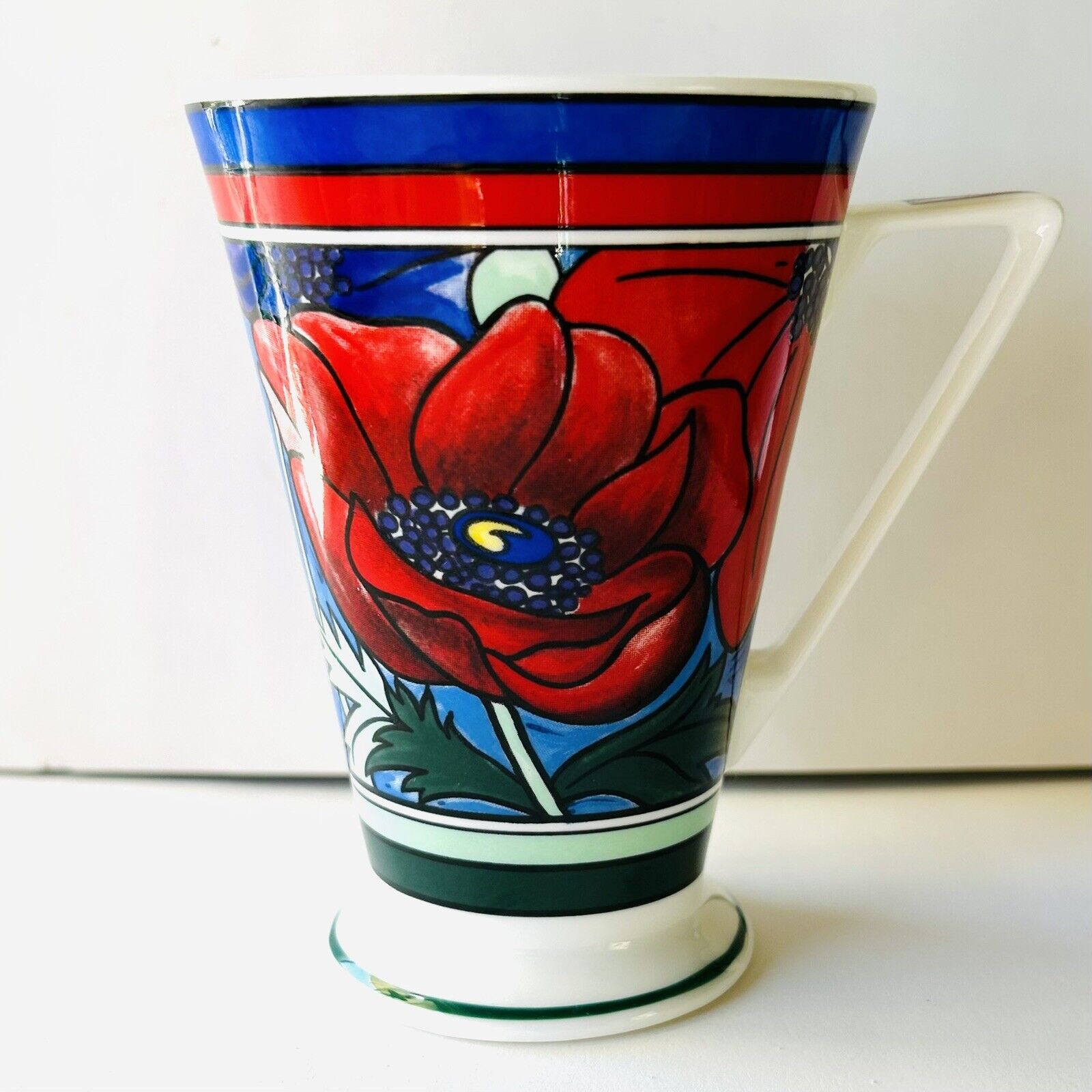 “Walled Garden” WREN Giftware Teacup Mug Made In England Fine Bone China 8 Oz #1