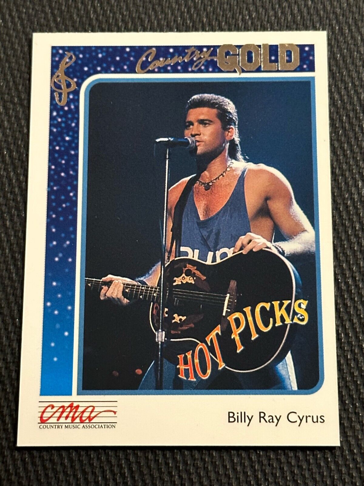 1992 Sterling, Country Gold BILLY RAY CYRUS GOLD FOIL RARE #1