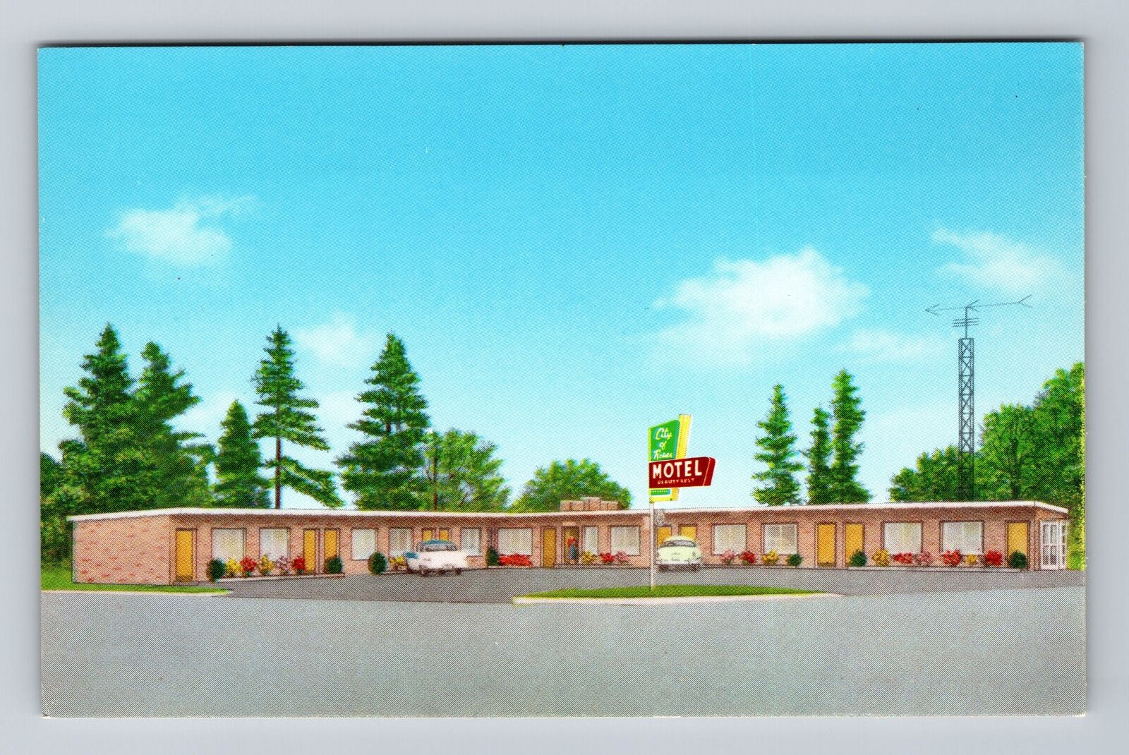 Portland OR-Oregon, City Of Roses Motel, Souvenir, Vintage Postcard