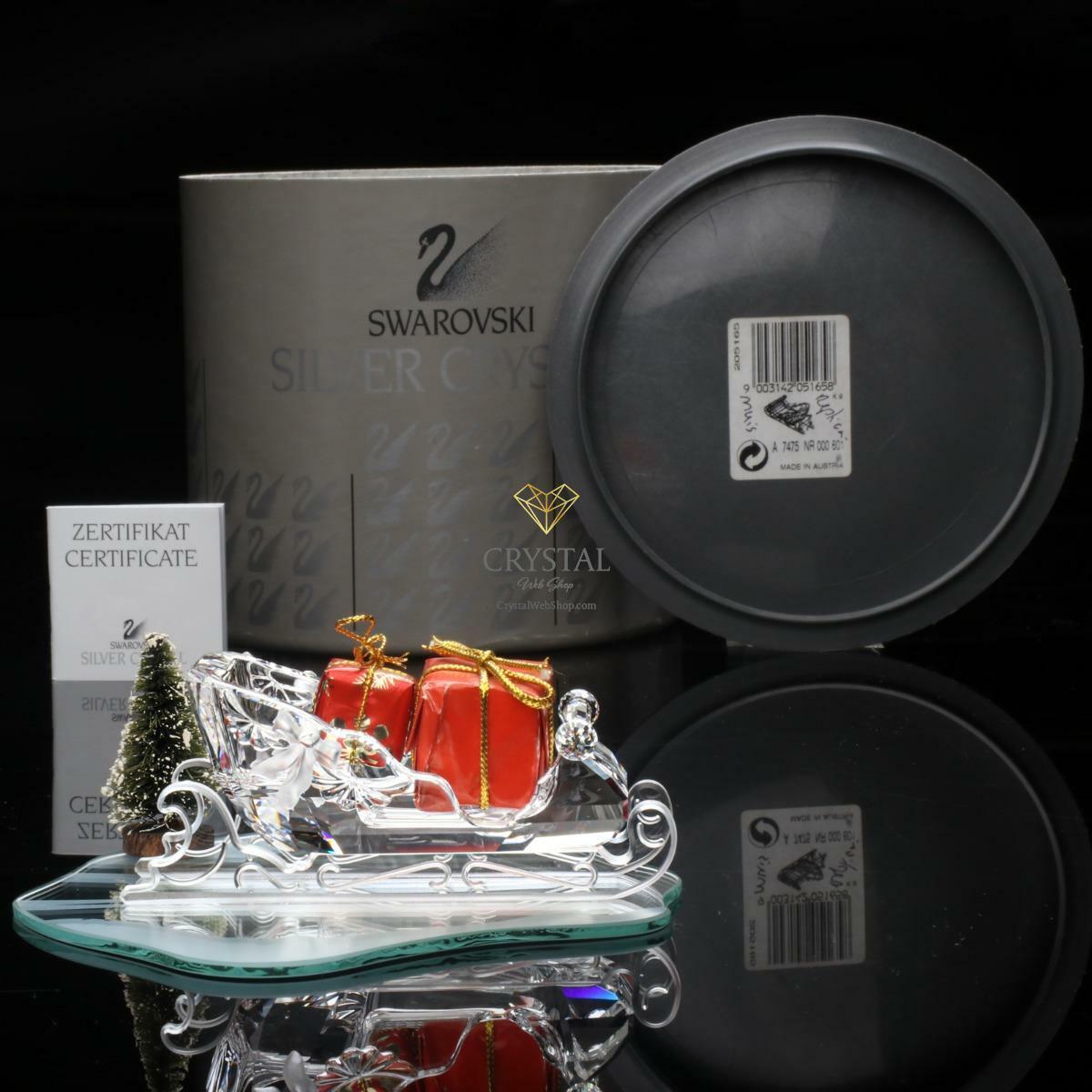SWAROVSKI Figurine Exquisite Accents Crystal Sleigh 205165
