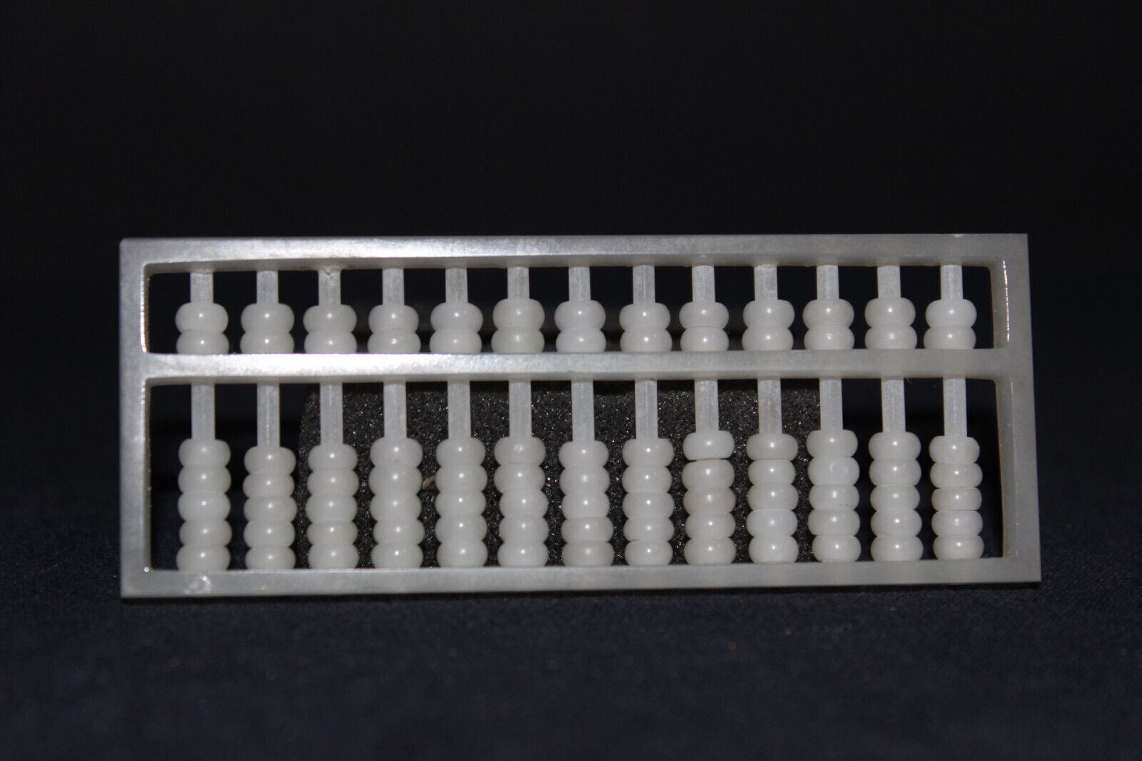 Miniature Abacus, White Nephrite Jade, 19th Century Chinese, Qing