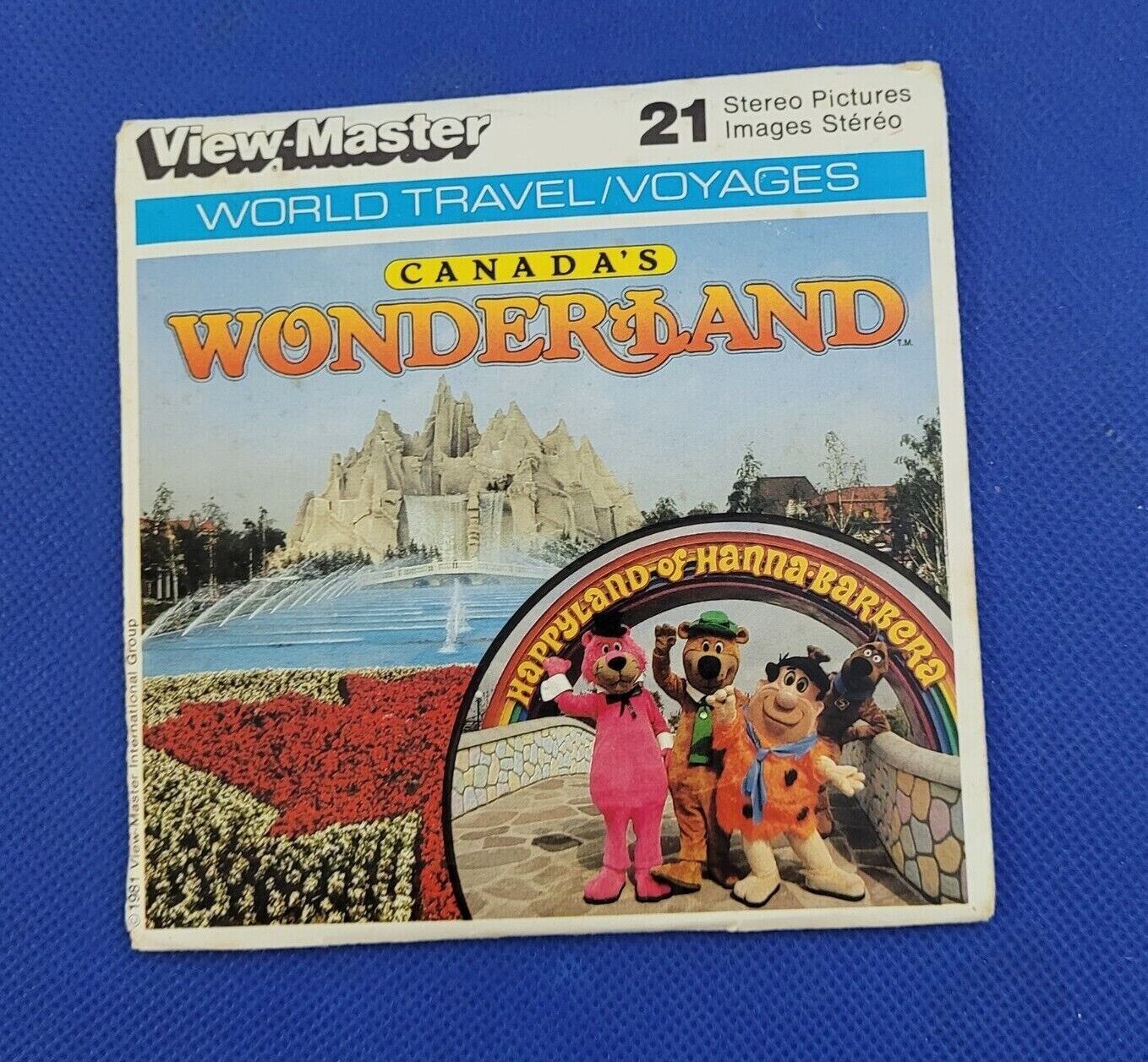 1981 Rare M20 C Canada's Wonderland Hanna-Barbera view-master 3 Reels Packet