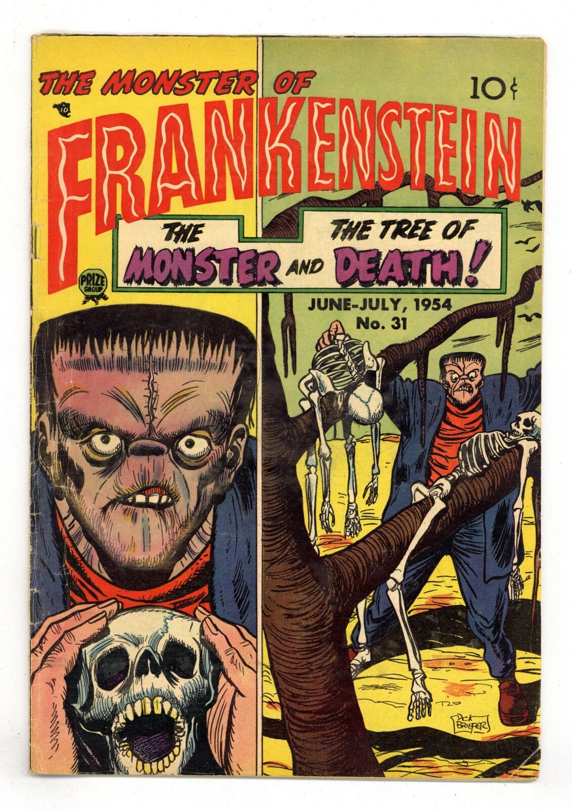 Frankenstein Comics #31 VG- 3.5 1954