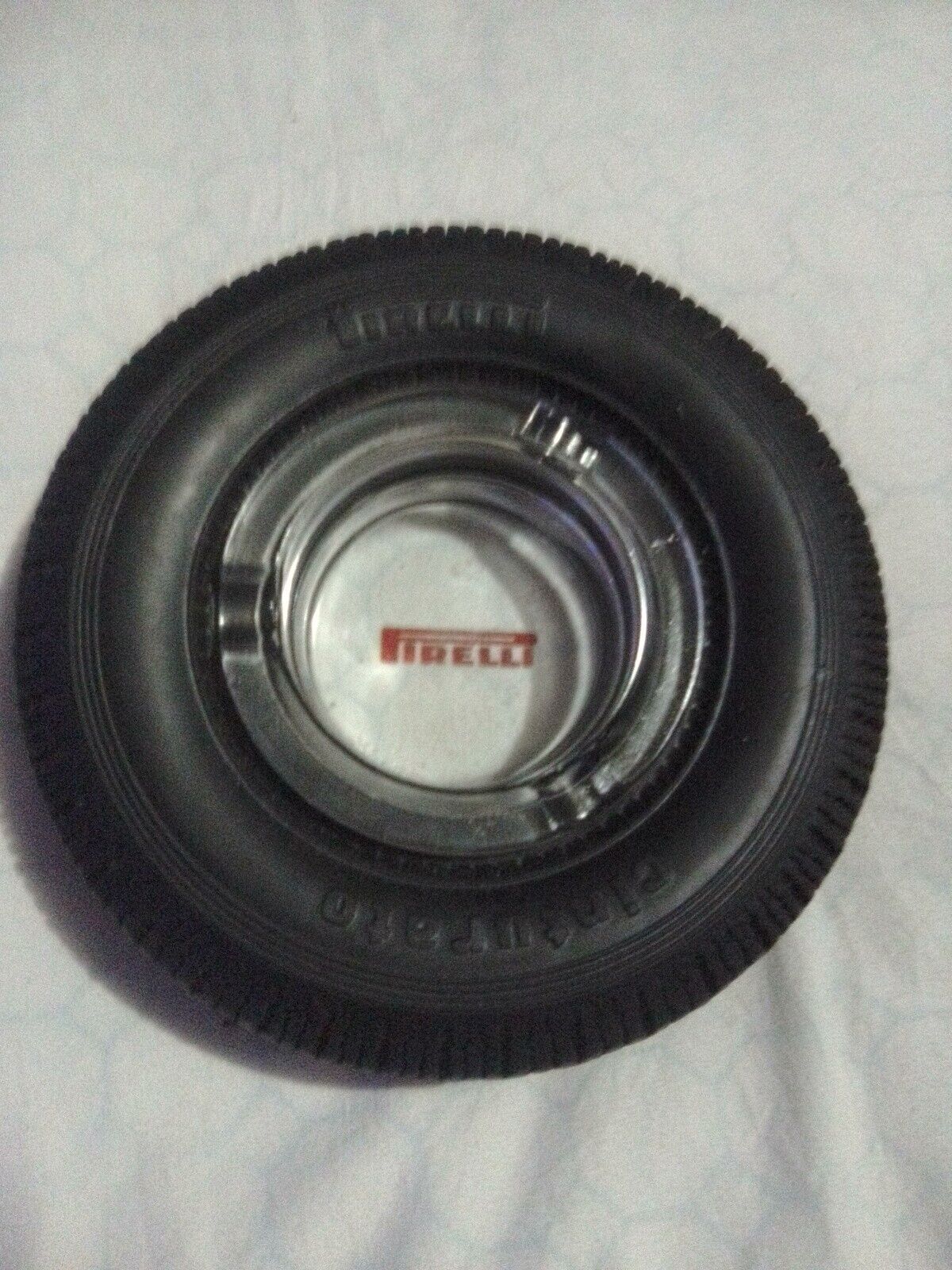 1960s Vintage Pirelli Tyre Promotional Ashtray
