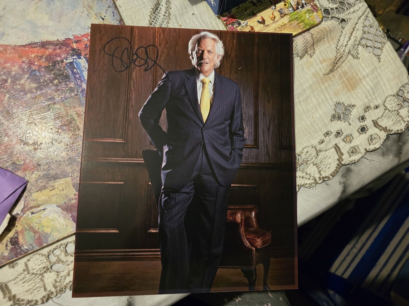 Genuine Signed Donald Sutherland Autograph Sadly Passed Away Today 