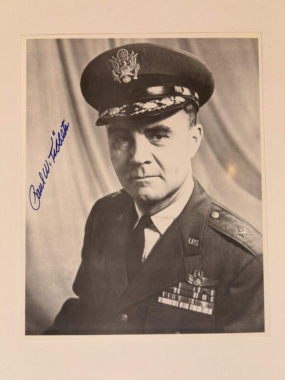 Paul Tibbets Signed 8” x 10” WWII Enola Gay Pilot