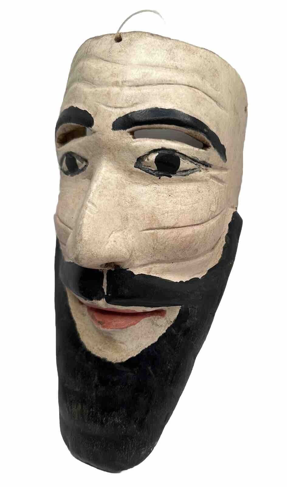 Mexican Festival Mask Folk Art Carnival Art Unique Vintage 
