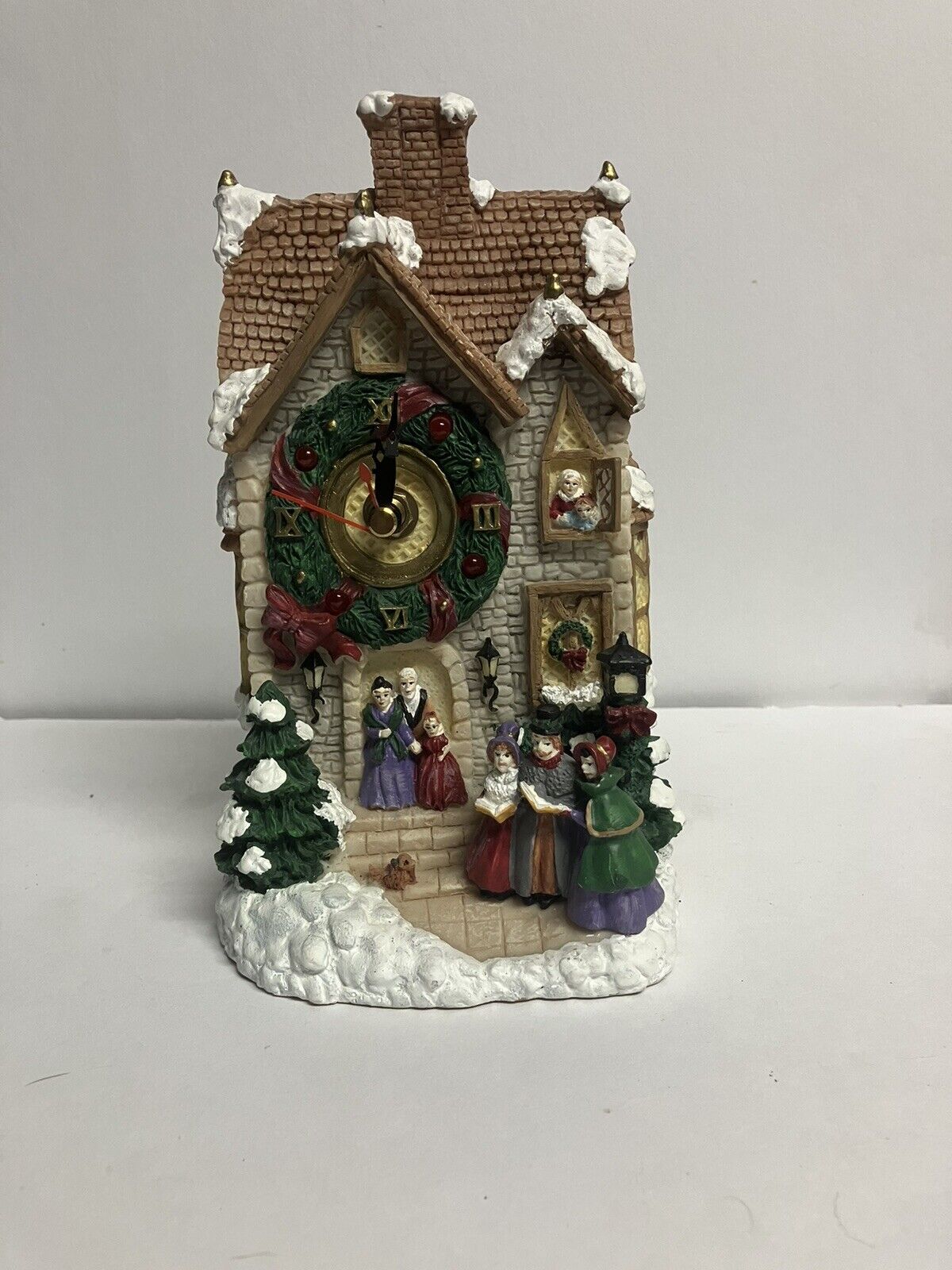 Avon Holiday Melody Christmas Clock Vintage Works