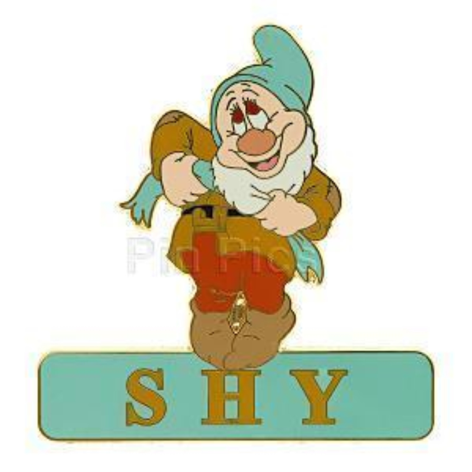 Disney Pin 57303 Production Proof Bashful Shy Expressions LE 1 only black made