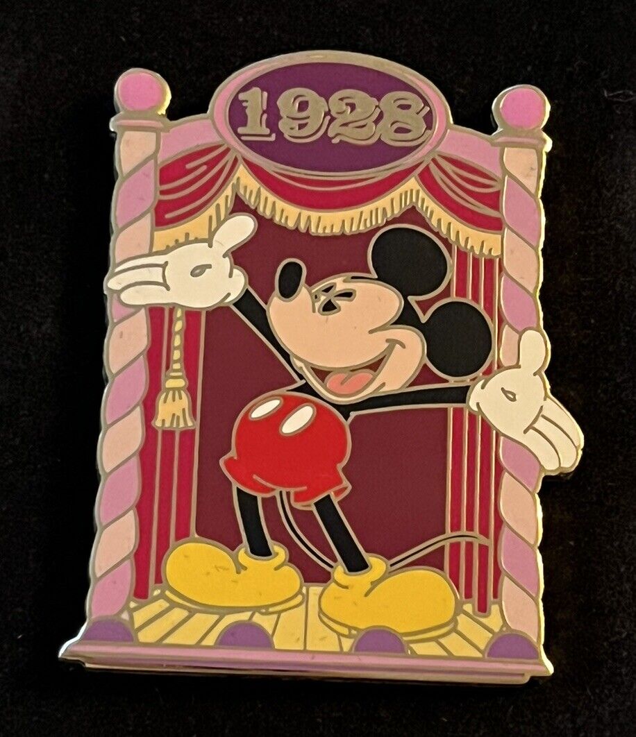RARE 2008 DISNEY PIN ANNIVERSARY SERIES Mickey Mouse 1928 Theater LE 250 NIP